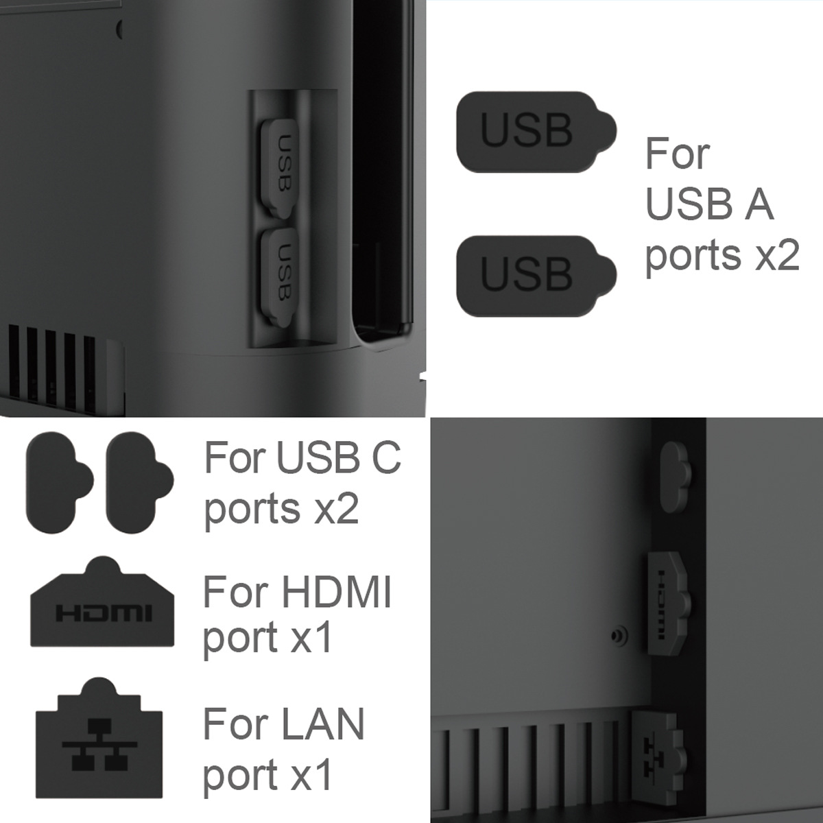 Silicone Dust Plugs Set for Sw - Gaming Console Buttons ulasan dan harga