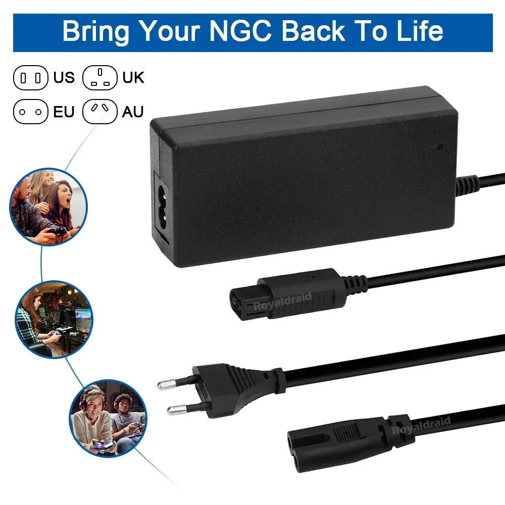 EU/US/UK/AU Plug AC Adapter Po - Gaming Console Buttons ulasan dan harga