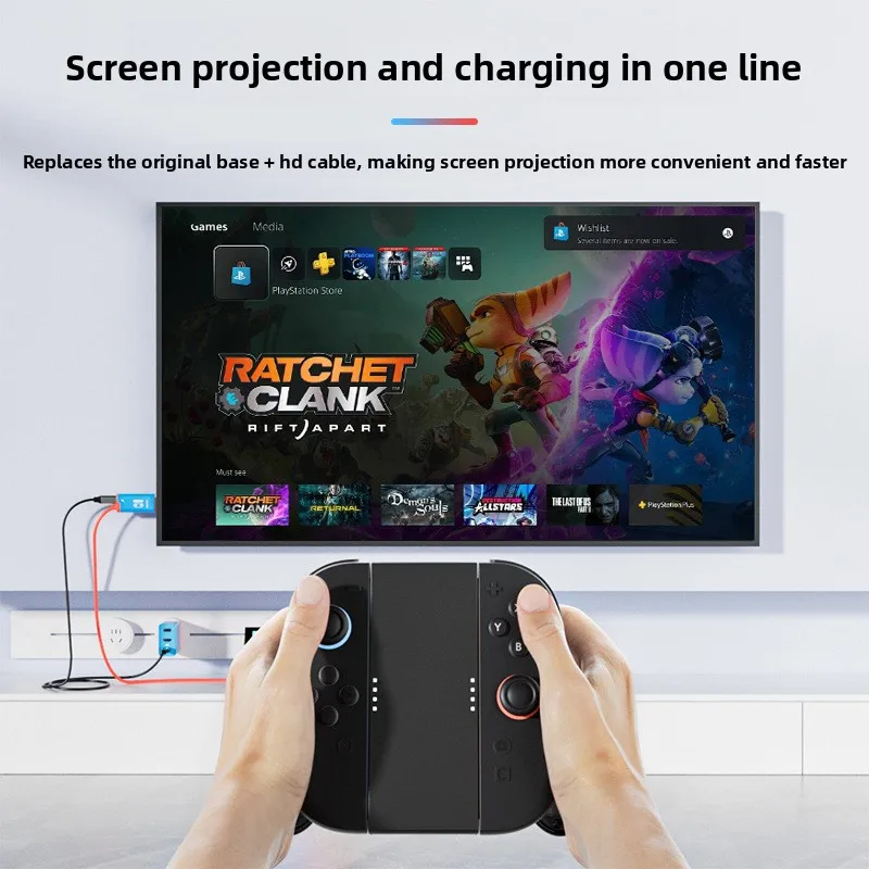 AOLION HDMI Screen Mirroring C - Gaming Console Buttons ulasan dan harga